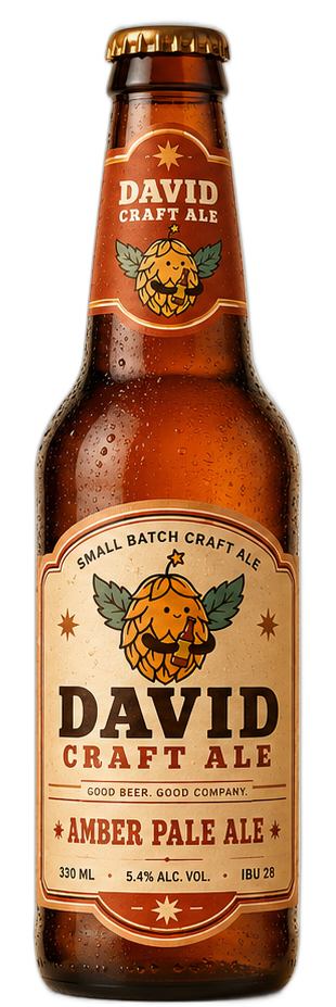 David Craft Ale Amber Pale Ale bottle