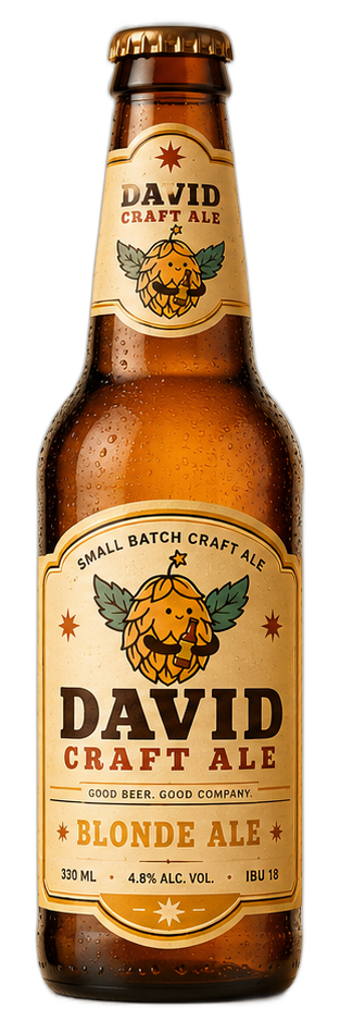 David Craft Ale Blonde Ale bottle