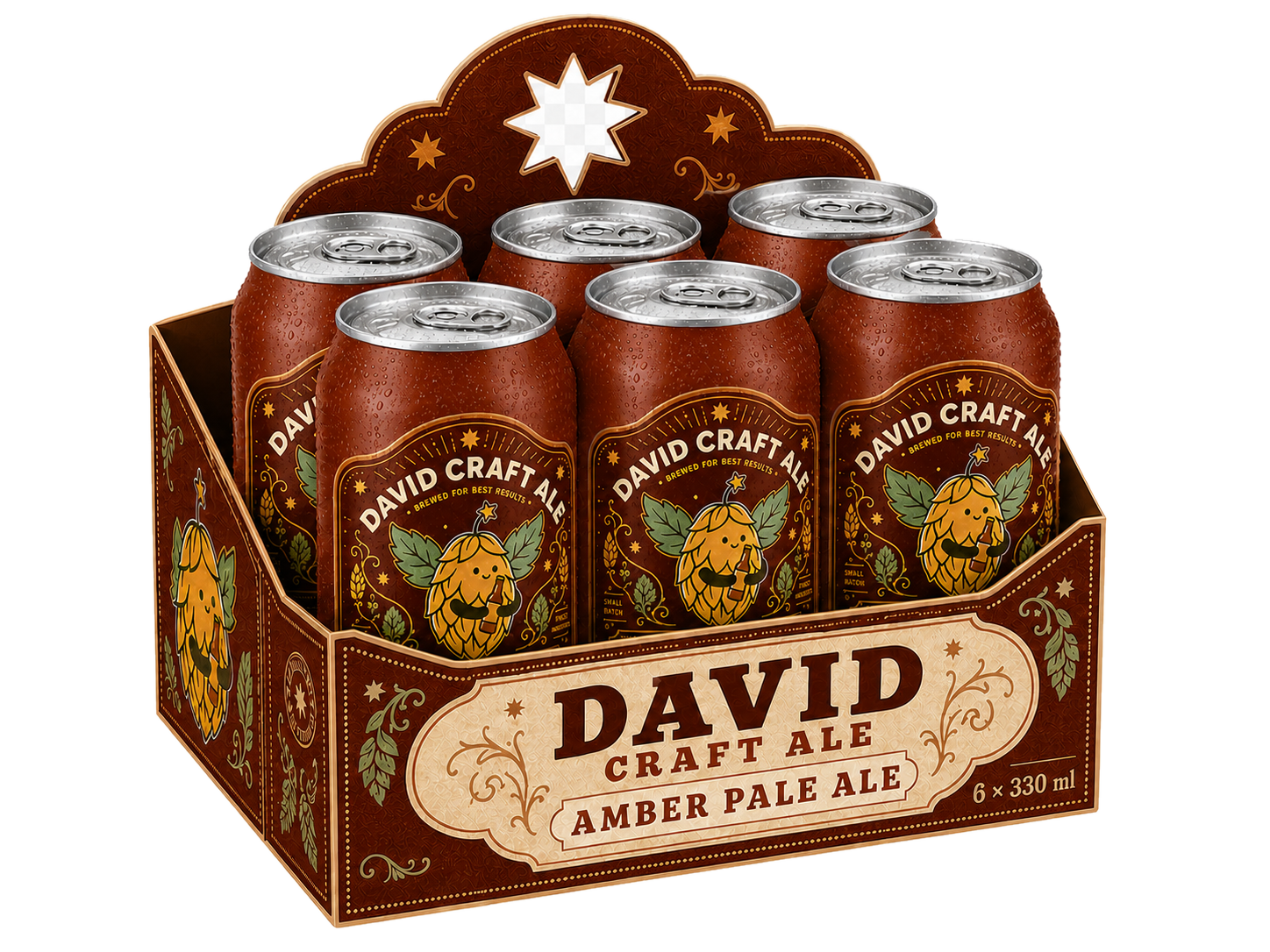 Amber Pale Ale can six-pack