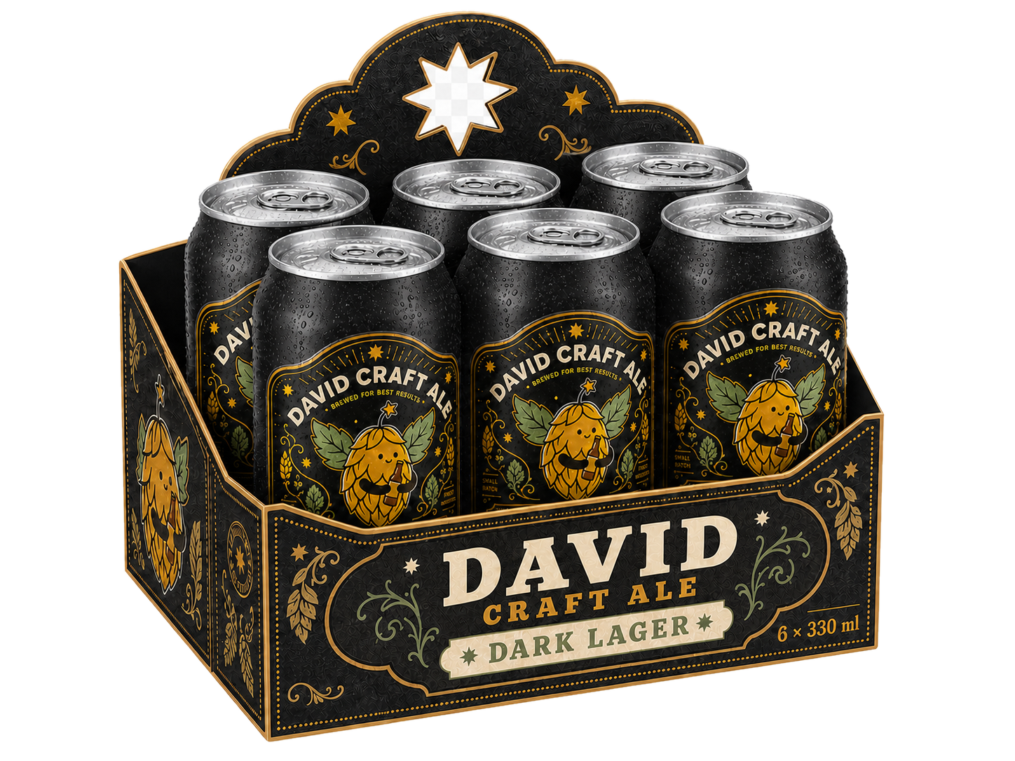 Dark Lager can six-pack